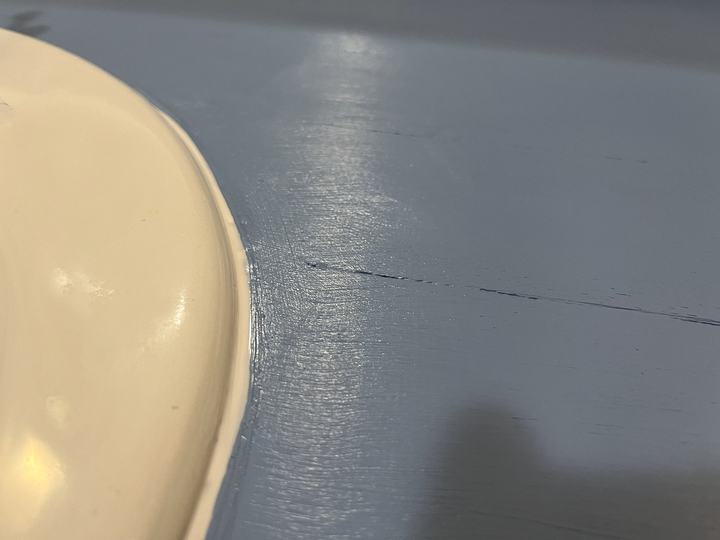 Plan vasque de salle de bain — Après