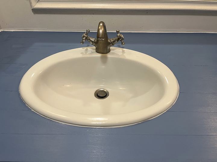 Plan vasque de salle de bain — Après